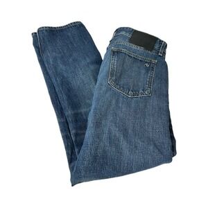 Rag & Bone Jeans Men's 33X32 (33x30) Dark Wash Button Fly James Straight Leg USA